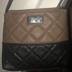 Nine West black/tan crossbody or small purse